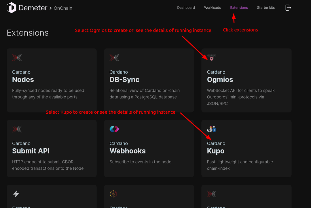 Browse extensions
